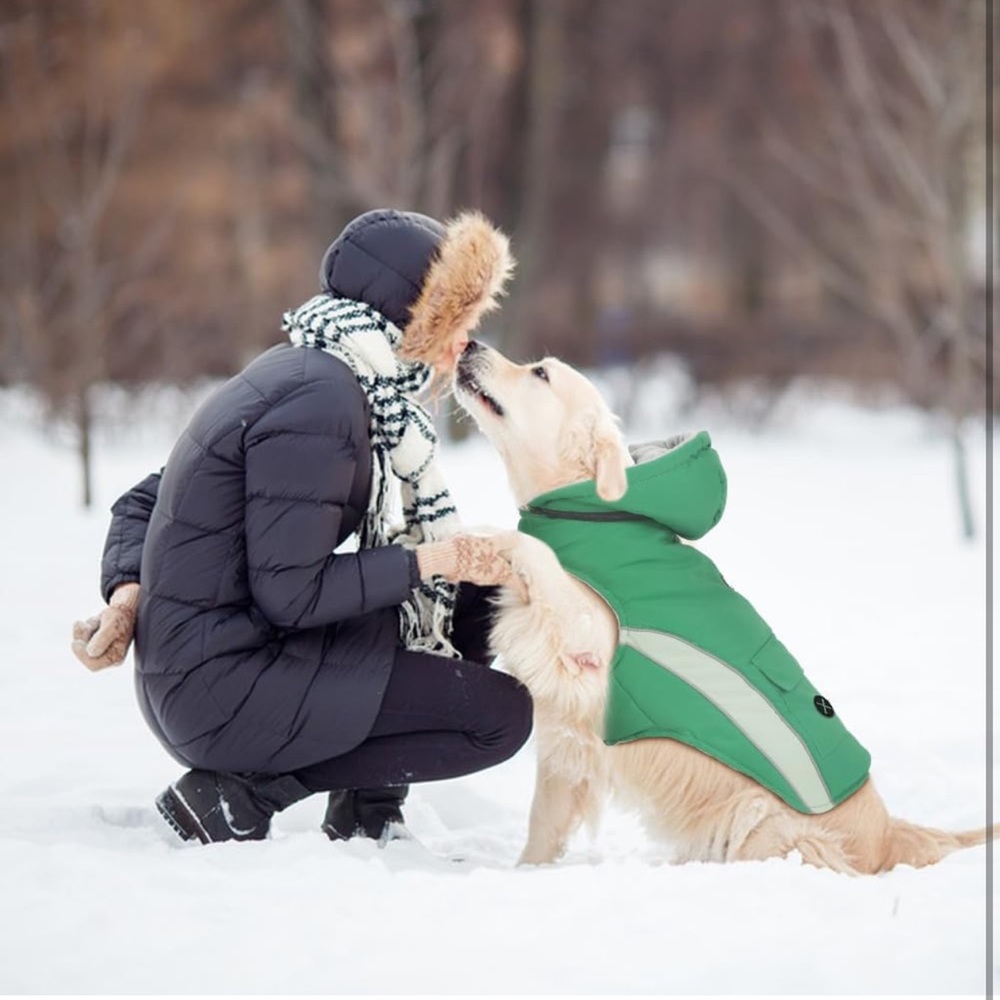 New EMUST Windproof Dog Winter Jackets with Hood